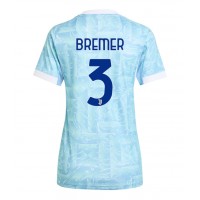 Juventus Gleison Bremer #3 Replika Bortatröja Dam 2025-26 Kortärmad